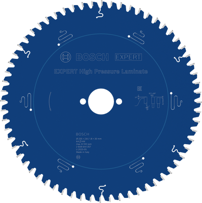 Bosch EXPERT High Pressure Laminate Cirkelsågklinga 235x2,8/1,8x30mm 64T