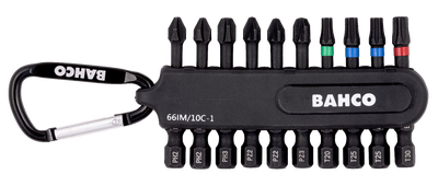 Bahco 66IM/10C Bitsklips Impact 10 delar