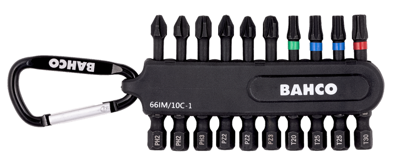 Bahco 66IM/10C Bitsklips Impact 10 delar