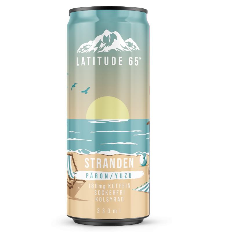 Latitude 65 Stranden 24x330ml Päron/Yuzu