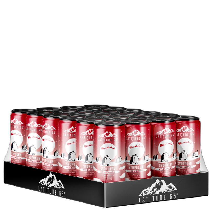 Latitude 65 Sydpolen 24x330ml Apelsin/Ingefära