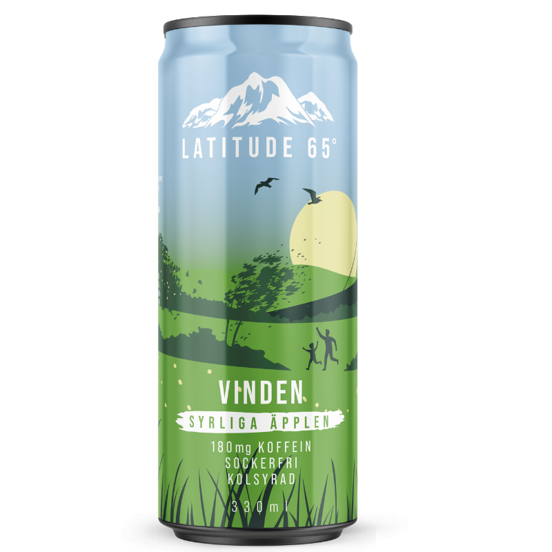 Latitude 65 Vinden 330ml Syrliga Äpplen