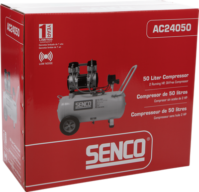 Senco AC24050 Kompressor Low Noice 50L
