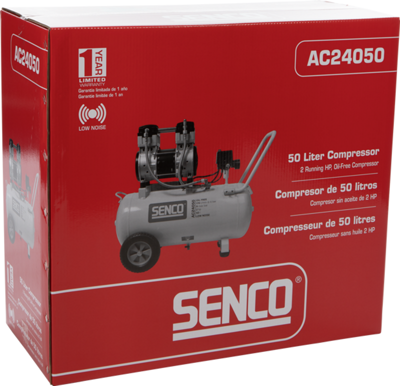 Senco AC24050 Kompressor Low Noice 50L