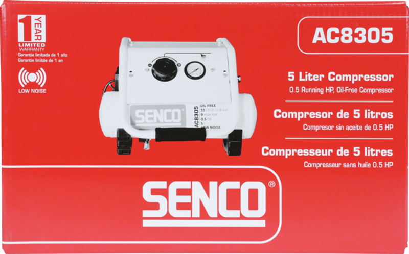 Senco AC8305 Kompressor Low Noice 5L