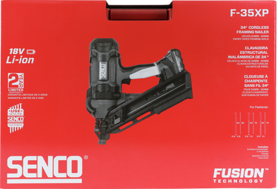 Senco F-35XP 2.0 Fusion Spikpistol 18V (2x4,0Ah)