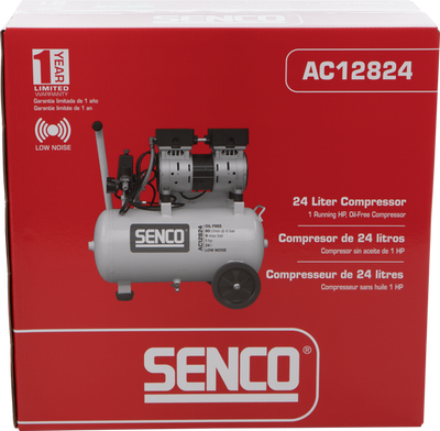 Senco AC12824 Kompressor Low Noice 24L