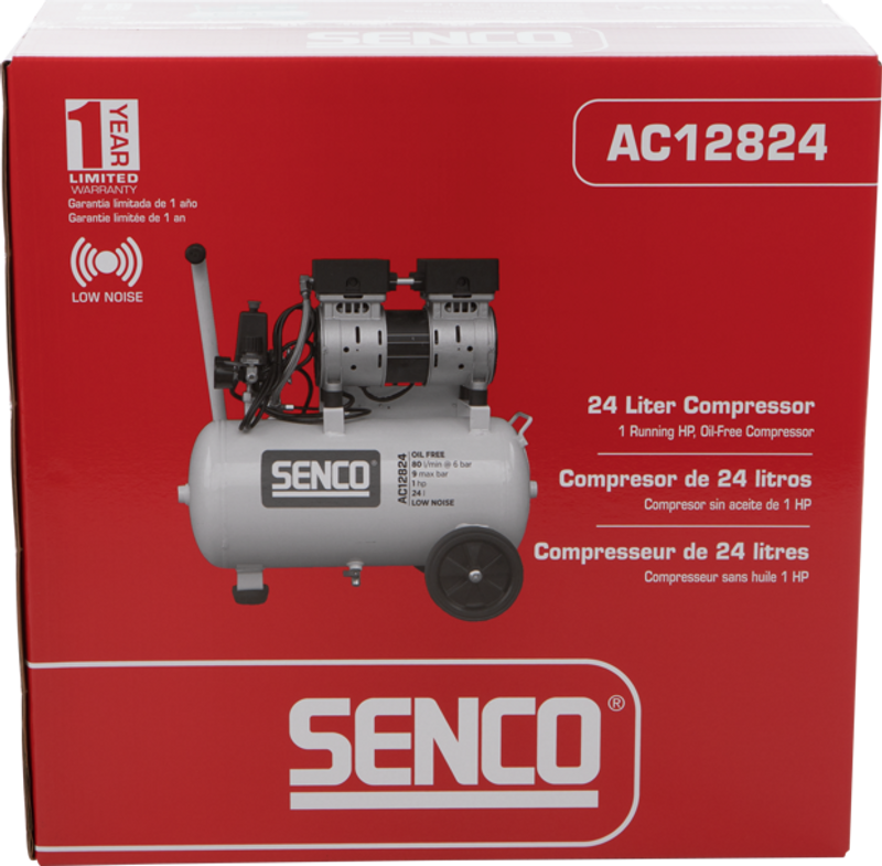 Senco AC12824 Kompressor Low Noice 24L