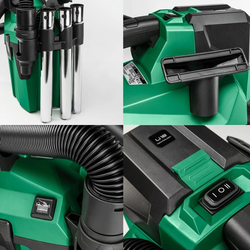 HiKOKI RP18DA Dammsugare 18V HEPA