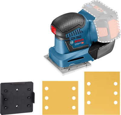 Bosch GSS 18V-10 Planslip 18V Inkl Tillbehörssats
