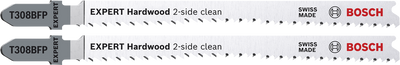 Bosch EXPERT Hardwood 2-side clean Sticksågblad T308BFP 2st