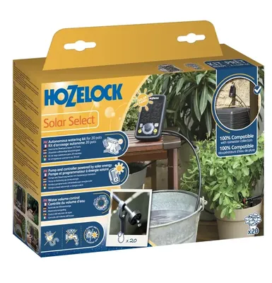 Hozelock Solar Select Bevattningskontroll Solcell