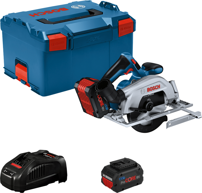 Bosch GKS 18V-57-2 Cirkelsåg 165mm 18V (2x5,5Ah)
