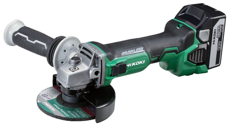 HiKOKI G18DBBVL Vinkelslip 18V 125MM (2x5,0Ah)