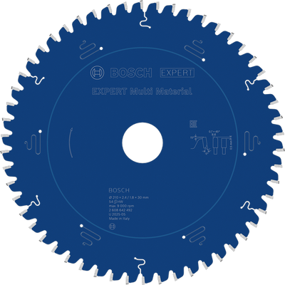 Bosch EXPERT Multi Material Sågklinga 210x2,4/1,8x30mm 54T