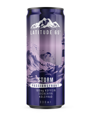 Latitude 65 Storm 24x330ml Passionsfrukt