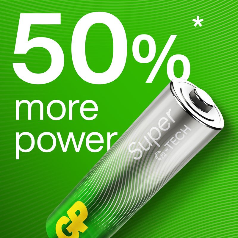 GP Super Alkaline G-TECH AAA-batteri 40-pack