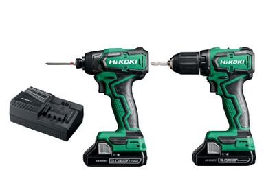 HiKOKI KC18DD Verktygspaket 18V (2x3,0Ah)