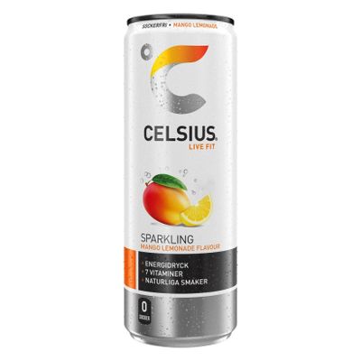 Celsius Mango Lemonade 355ml
