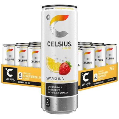 Celsius Strawberry Lemonade 24x355ml