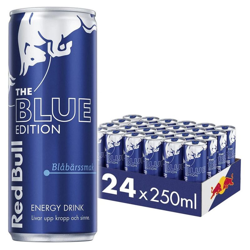 Red Bull Blue Edition 24x250ml Blåbär