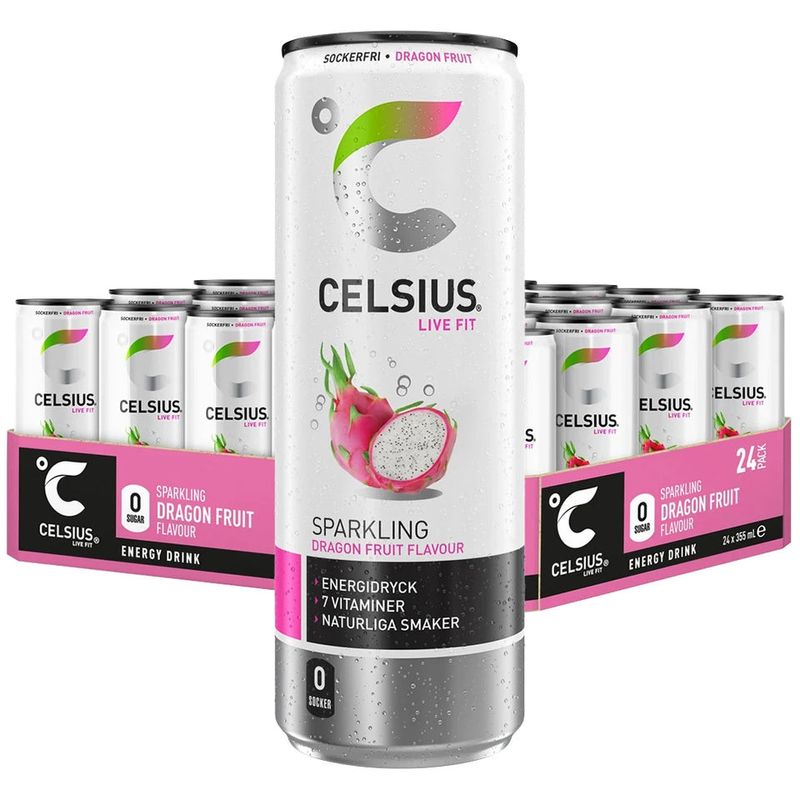 Celsius Dragon Fruit 24x355ml