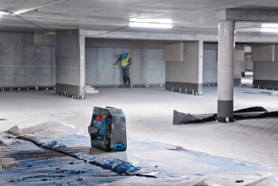 Bosch GCL 2-50 G Krysslaser m. Lodpunkter Grön