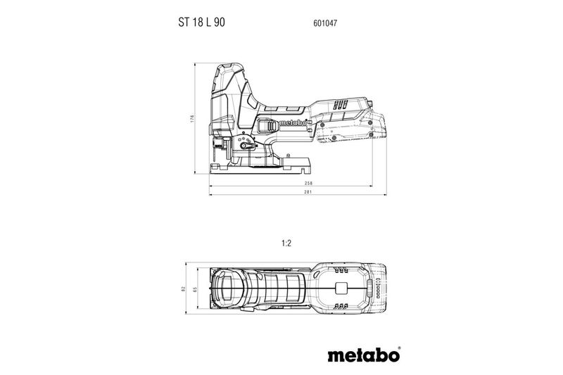 Metabo ST 18 L 90 Sticksåg 18V