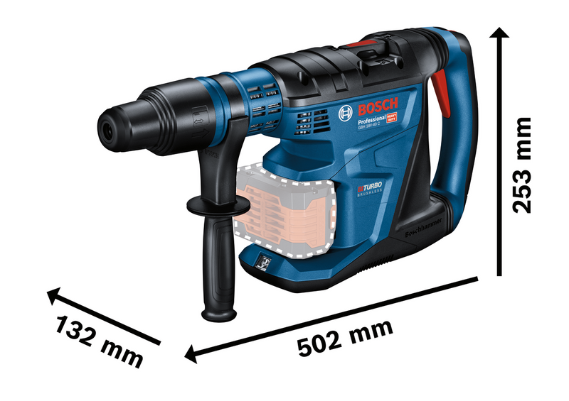 Bosch GBH 18V-40 C Kombihammare 18V (2x5,5Ah)