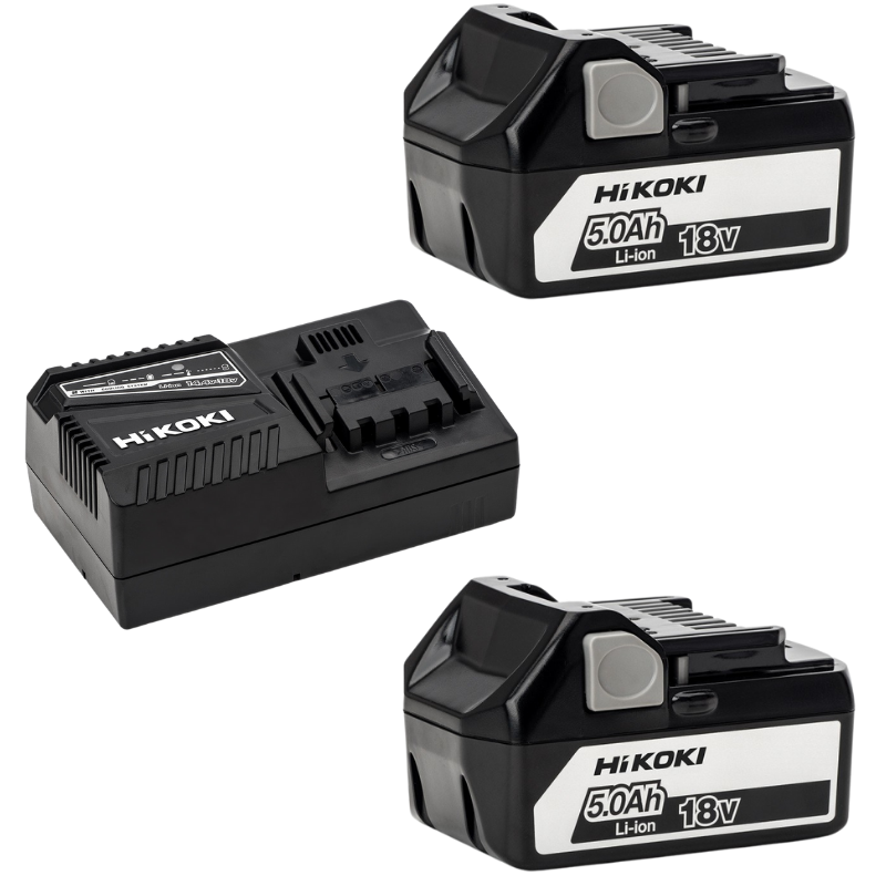 HiKOKI Laddpaket 18V (2x5,0Ah)