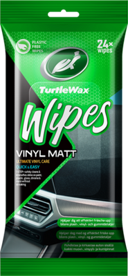 Turtle Wax Vinyl Matt Wipes 24st Flatpack Vinylrengöring
