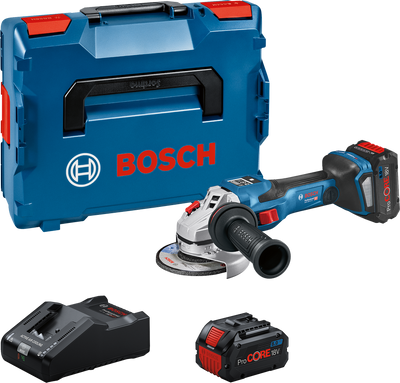 Bosch GWS 18V-15 SC Vinkelslip 125mm 18V (2x8,0Ah)