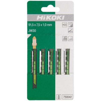 HiKOKI JW30 Sticksågsblad Trä 91,5x7,5mm (11-14TPI) 5st