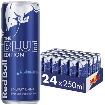 Red Bull Blue Edition 24x250ml Blåbär