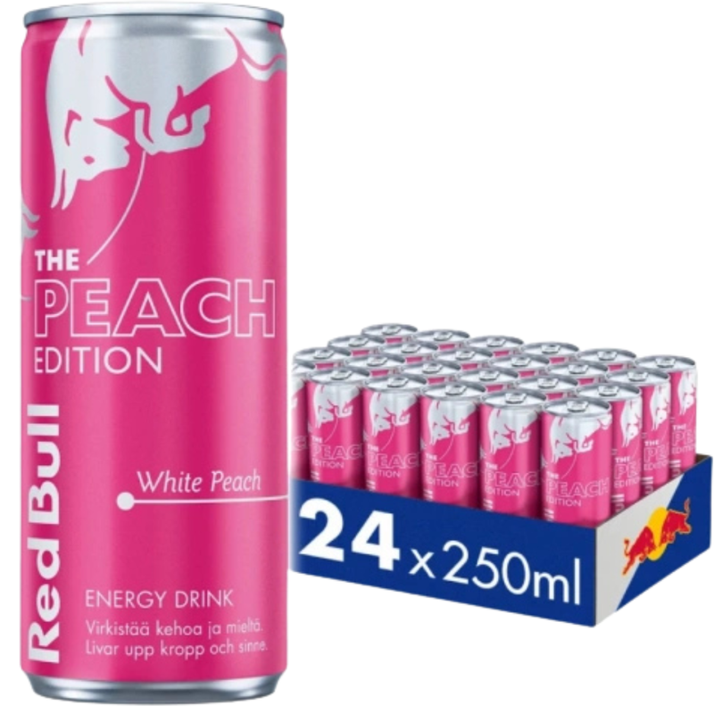 Red Bull Peach Edition 24x250ml White Peach