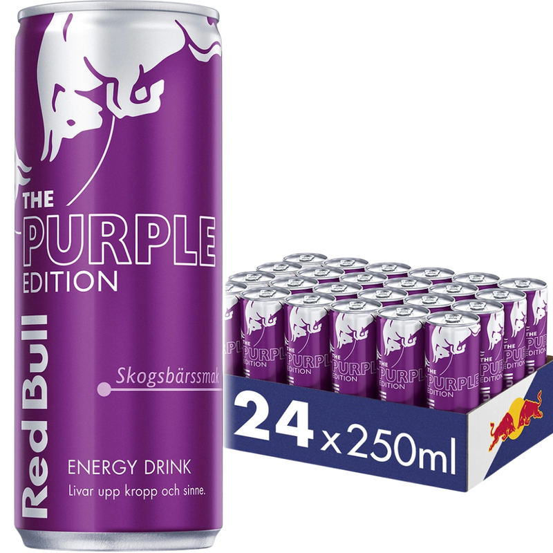 Red Bull Purple Edition 24x250ml Skogsbär