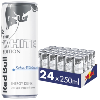 Red Bull White Edition 24x250ml Kokos/Blåbär