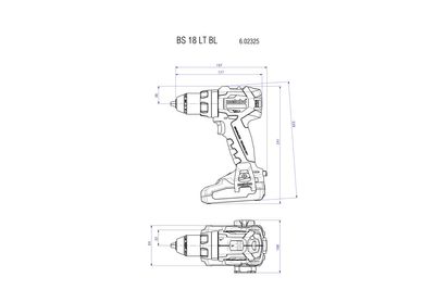 Metabo BS 18 LT BL Borrskruvdragare 18V (2x5,2Ah)
