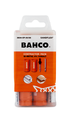 Bahco 3834-CP-20/25 Hålsågssats 11 delar