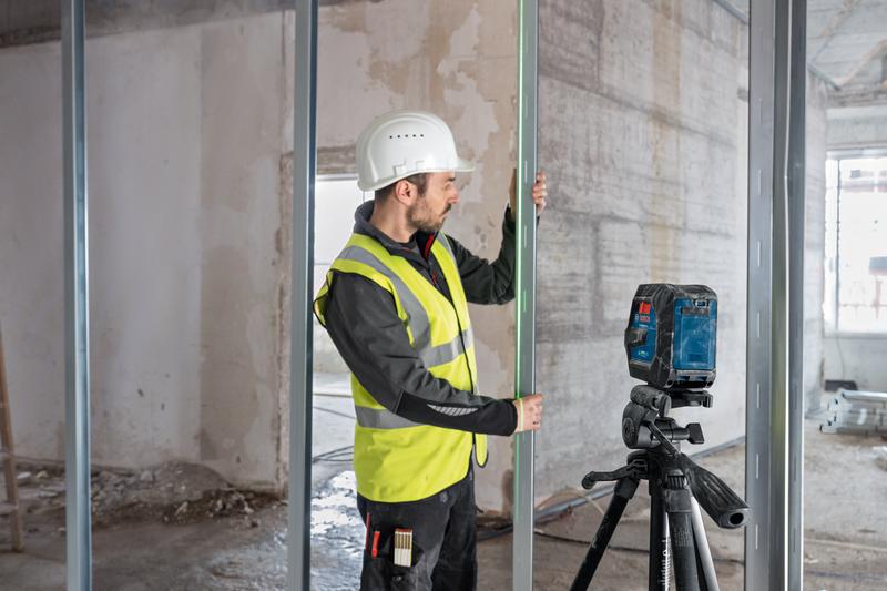 Bosch GLL 20-22 G Krysslaser Grön Inkl Stativ