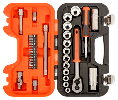 Bahco S330 Hylsnyckelsats 3/8" & 1/4" 33 delar
