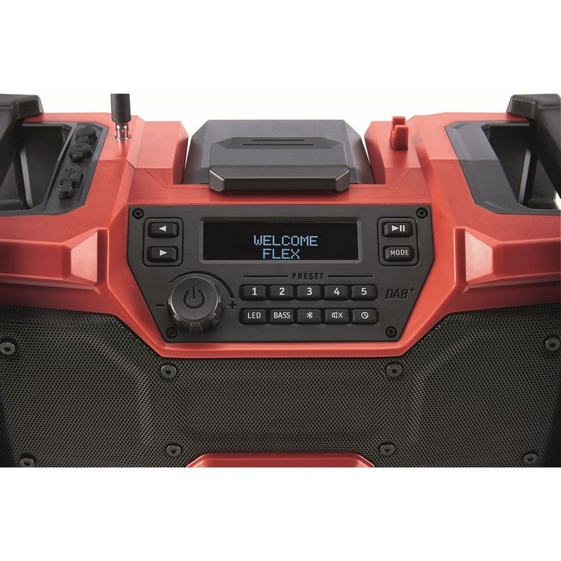FLEX RD 12/18/230 Bluetooth Radio DAB+ 18V