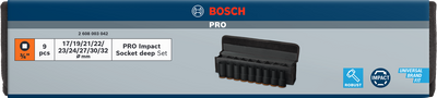 Bosch Krafthylsset 3/4'' 17-32mm 9 delar