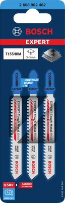 Bosch EXPERT Tough Metal thick Sticksågblad T155HHM 3st