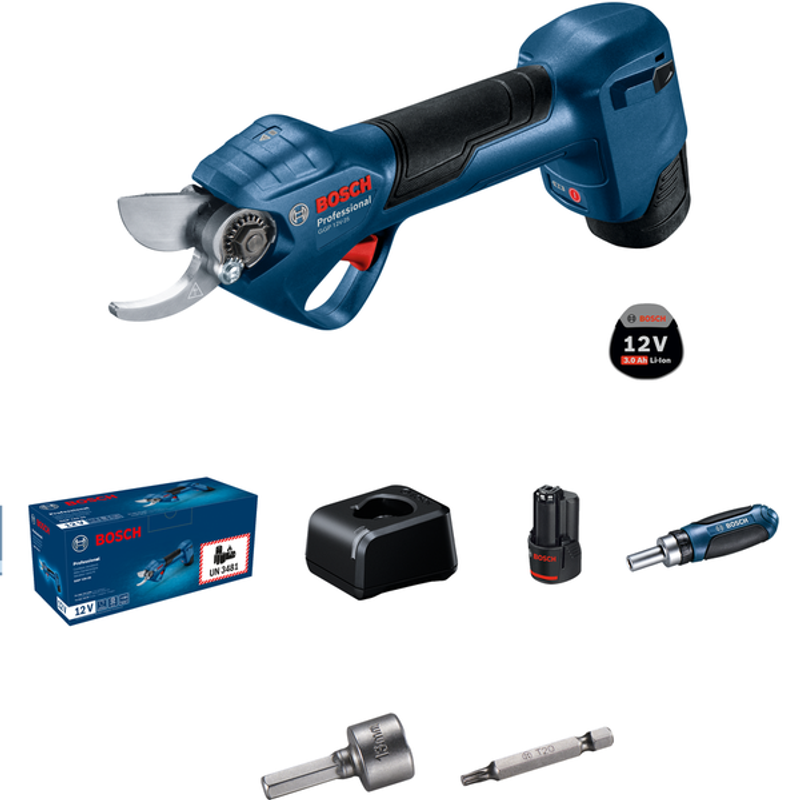Bosch GGP 12V-25 Sekatör 12V (2x3,0Ah)