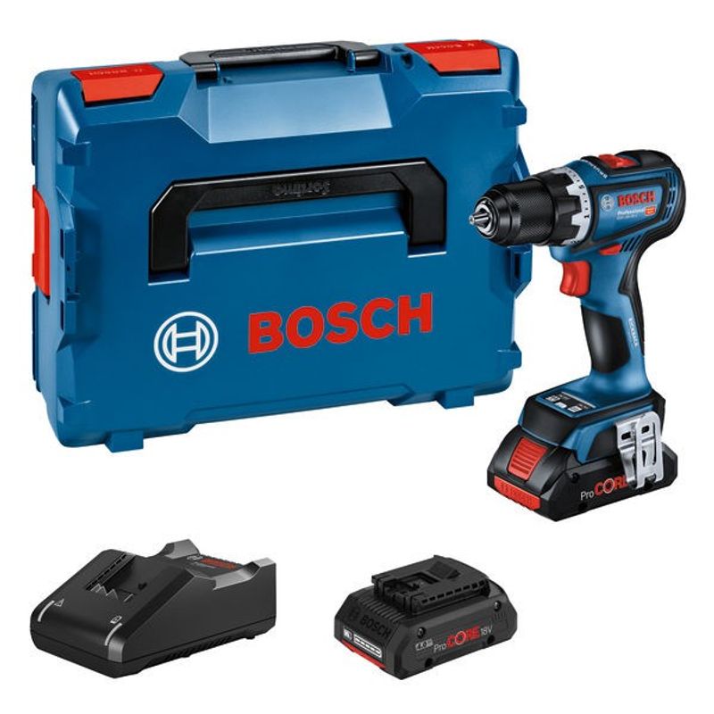 Bosch GSR 18V-90 C Borrskruvdragare 18V (2x4,0Ah)