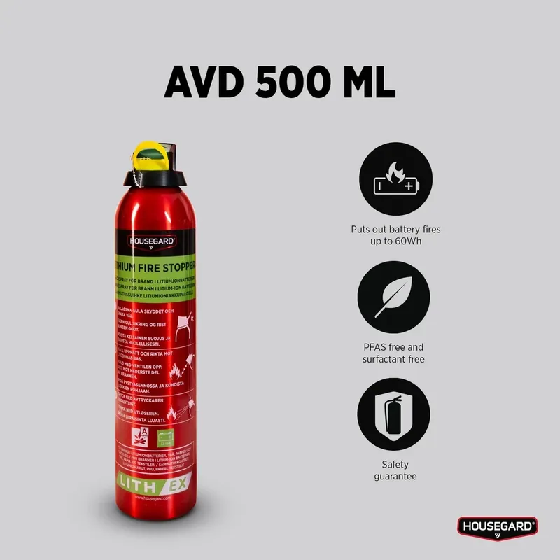 Housegard Lith-EX AVD Släckspray 500 ml