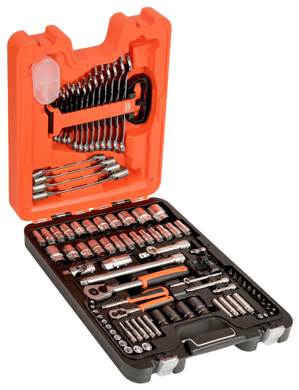 Bahco S87+7 Hylsnyckelsats 1/4" & 1/2" 94 delar