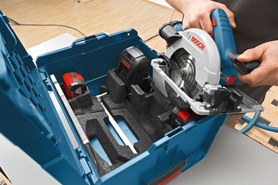 Bosch GKS 18V-57 G Cirkelsåg 165mm 18V (2x5,0ah) Inkl Styrskena