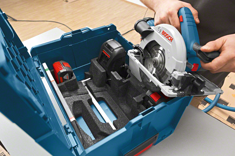 Bosch GKS 18V-57 G Cirkelsåg 165mm 18V (2x5,0ah) Inkl Styrskena